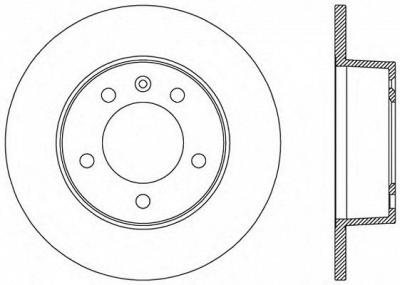 OPEN PARTS bda200110 -  Тормозной диск